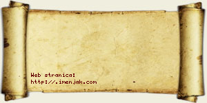 Una Šabanović vizit kartica